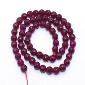 Maroon Agate Beads