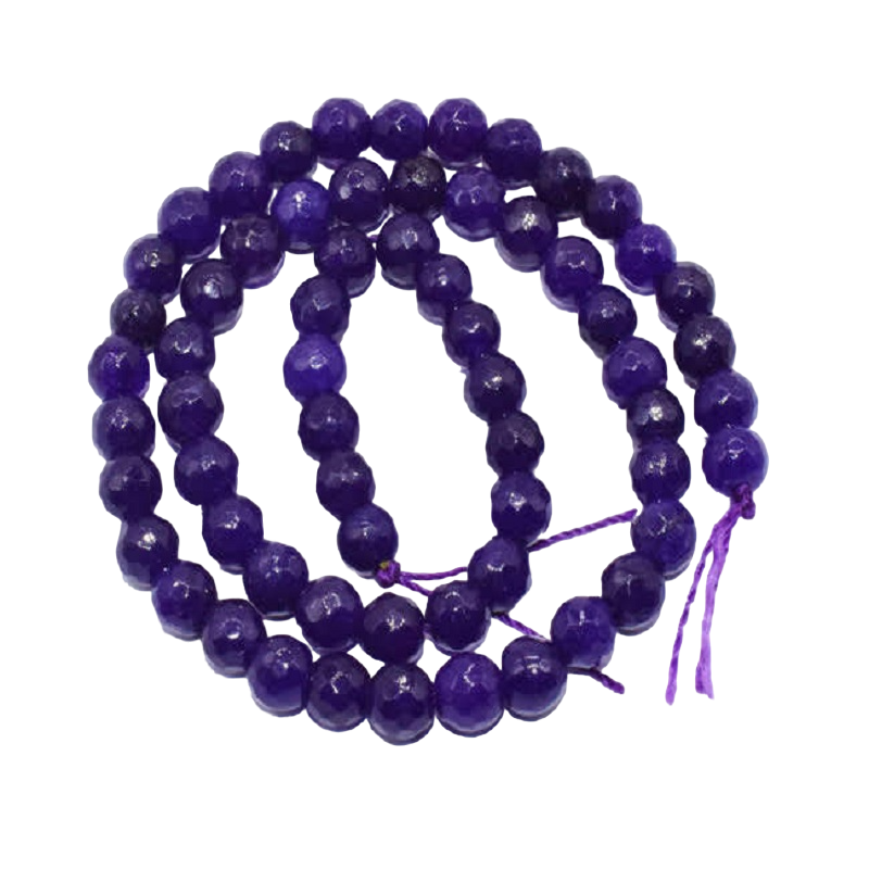 Purple Agate Beads