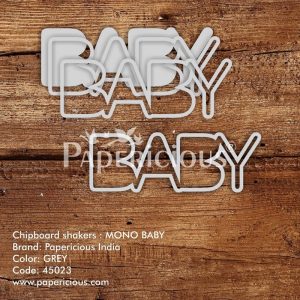 Mono Baby Papericious 3D Shaker Chippis