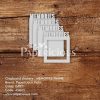 Memories Frame Papericious 3D Shaker Chippis
