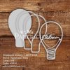 Light Bulb Papericious 3D Shaker Chippis