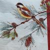 Brown Bird Sitting On A Branch Decoupage Napkin