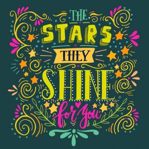 The Starts They Shine For you Decoupage Napkin