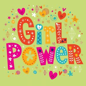 Girl Power Decoupage Napkin