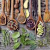 Variety Of Spices Decoupage Napkin