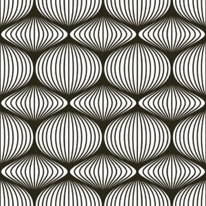 Graphic Design Black And White Decoupage Napkin