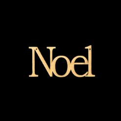 MDF NOEL Word Cut Out