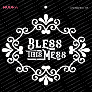 Mudra Stencil - Home Decor Bless Stencil