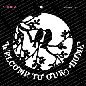 Mudra Stencil - Welcome #1 Stencil