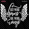 Mudra Stencil - Dreams Wings Stencil