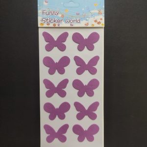 Foam Stickers - Lavender Butterfly Style1