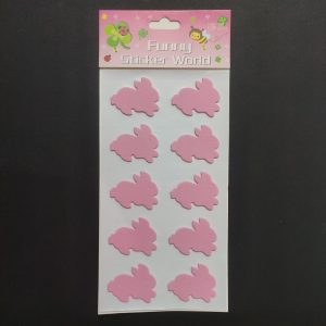 Foam Stickers - Pink Rabbit