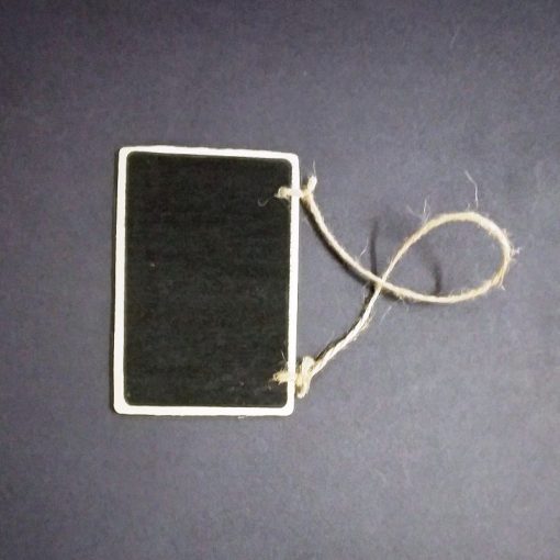 Mini Rectangle Shape Chalkboard With Jute Rope