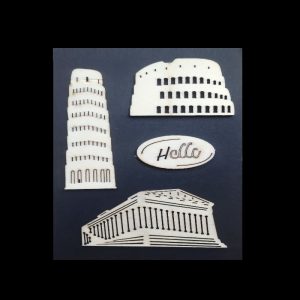 Wooden Embellishments Pack -  Monuments