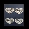 Wooden Embellishments Pack -  Bird In A Heart