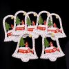 Christmas Bell And House Wooden Embellishment