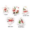 Christmas Wooden Embellishments Set