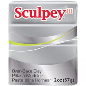 Sculpey III Polymer Clay - Silver