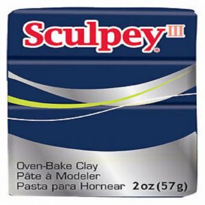 Sculpey III Polymer Clay - Navy Pearl