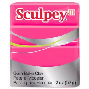 Sculpey III Polymer Clay - Hot Pink
