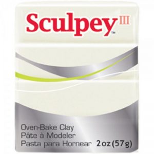 Sculpey III Polymer Clay - Pearl