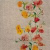 Delicate Flowers Decoupage Napkin