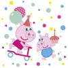 Little Pigs Birthday Party Decoupage Napkin