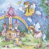 Fairies With Castle Decoupage Napkin