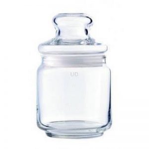 Clear Glass Pop Jar 500 ml