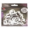 ICraft Rubber Stamp - Leaf Pattern 1