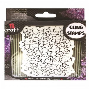ICraft Rubber Stamp - Crackle