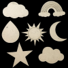 MDF Mixed Elements Of Nature Set