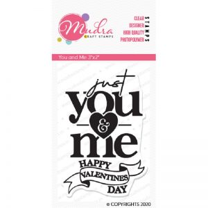 Mudra Clear Stamp - You and Me