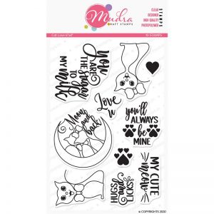 Mudra Clear Stamp - Cat Love