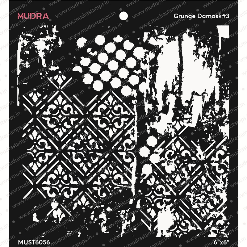 Mudra-Stencil-Damask-Border – Mudra Craft Stamps