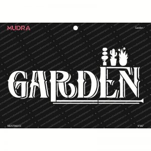Mudra Stencil - Garden