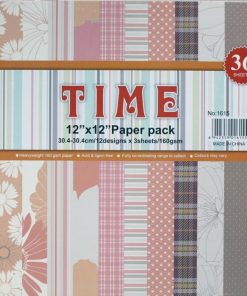 Time 12 x 12 Pattern Paper Pack