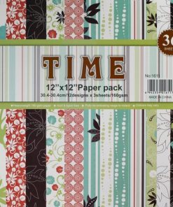 Time 12 x 12 Pattern Paper Pack