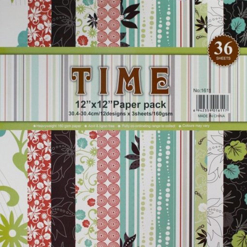 Time 12 x 12 Pattern Paper Pack