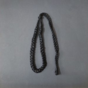 Black Braided Cotton Thread Neck Rope