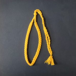 Yellow Braided Cotton Thread Neck Rope