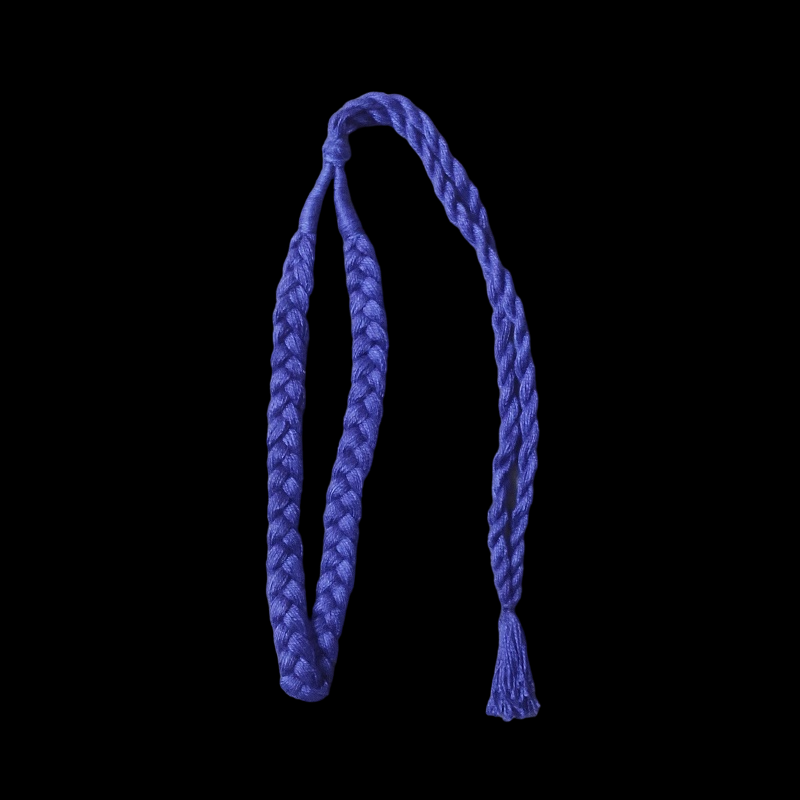Royal Blue Braided Cotton Thread Neck Rope