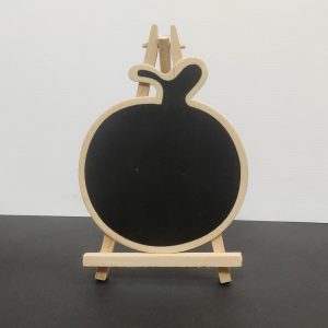 Mini Apple Shape Chalkboard With Easel
