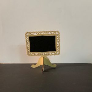 Mini Rectangle Shape Chalkboard With Stand