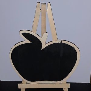 Apple Shape Chalkboard With Easel