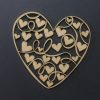 MDF Heart Cut Out Style 1