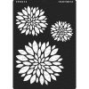 CrafTreat Stencil - Mum Flower A4