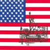 America Theme Decoupage Napkin