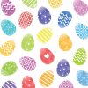 Colorful Easter Eggs Decoupage Napkin