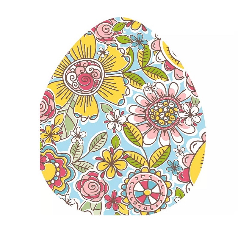 Easter Egg Pattern Decoupage Napkin